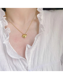 Heart Pendant Stainless Steel Necklace Wholesale Jewelry