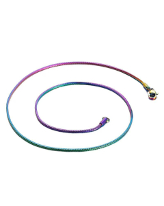 Fashion Flat Snake Stainless Steel Necklace Wholesale