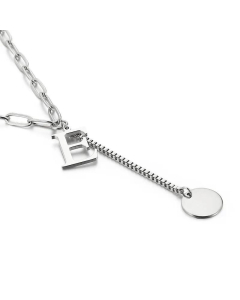 Fine Quality Fashion 26 Letters Titanium Steel Necklace Wholesale Jewelry 