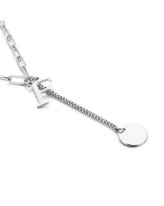 Fine Quality Fashion 26 Letters Titanium Steel Necklace Wholesale Jewelry 