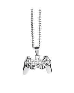 Wholesale Fashion Retro Game Console Handle-Shaped Titanium Steel Necklace 