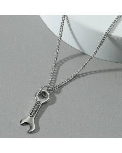 Wholesale Jewelry Tool Wrench Pendant Necklace Couple Chain
