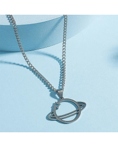 Jewelry Colour Planet Pendant Stainless Steel Necklace Wholesale
