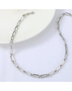 Wholesale Jewelry Thick Chain Stainless Steel Paperclip Chain Necklace
