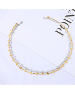 Wholesale Jewelry Cross Splicing Stainless Steel Necklace
