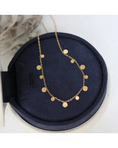 Geometric Drop-Shaped Pendant Titanium Steel Necklace Wholesale Jewelry