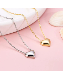 Wholesale Exquisite Heart Non-Fading Stainless Steel Necklace