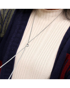 Alloy Love Magnet Suction Pendant Stainless Steel Couple Necklace Ornaments Wholesale