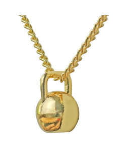Lock Arc Pendant Titanium Steel Necklace Wholesale Jewelry 
