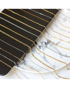 Twist Chain Titanium Steel Necklace Wholesale Jewelry