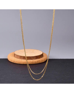 Double Layers Stackable Necklace Snake Bone Chain Wholesale Jewelry 