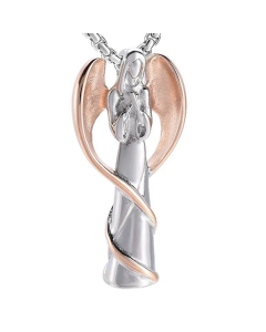 Fashion Titanium Steel Little Angel Pendant Necklace Wholesale