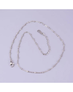 Wholesale Jewelry  Rose Gold Beads Titanium Steel Necklace