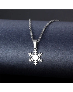 Female Geometric Wholesale Personality Stainless Steel Flower Heart Clavicle Chain Necklace 