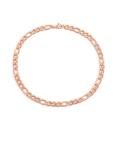 Wholesale Fashion Simple Chain Stainless Steel Gold Plated Necklace