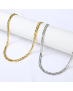 Wholesale Jewelry Simple Double Layer Necklace Stainless Steel 