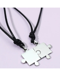 Wholesale Korean Stainless Steel Puzzle Necklace 