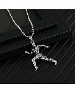 New Punk Muscle Male Stainless Steel Necklace Wholesale