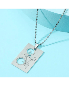 Wholesale Fashion Bicycle Titanium Steel Necklace 