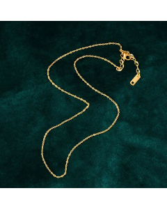 Fashion Plain Chain Titanium Steel Necklace Wholesale
