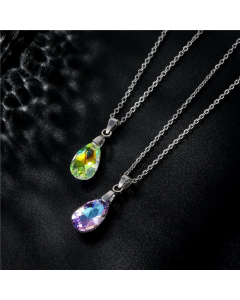 Wholesale Fashion Water Drop Titanium Steel Necklace 