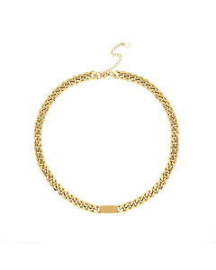 Exaggerated Golden Chain Necklace Bracelet Sets Wholesale