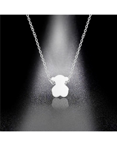 Fashion Bear Titanium Steel Necklace Wholesale
