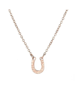 Fashion U-Shaped Stainless Steel Letter Pendant Necklace