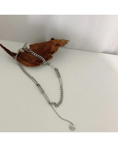 Wholesale Simple Hip-Hop Titanium Steel Necklace