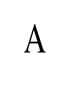 New Simple Lettering Necklace Round Glossy Stainless Steel