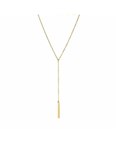 Female Geometric Y-Shaped Long Necklace Stainless Steel Necklace Clavicle Chain