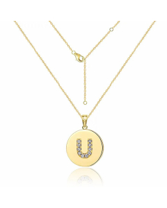 Elegant English 26 Letter Stainless Steel Clavicle Chain Women Necklace