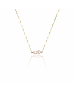 Hot Sale Necklace Geometric Pearl Women's Necklace L316 Stainless Steel Necklace Clavicle Chain Colorza