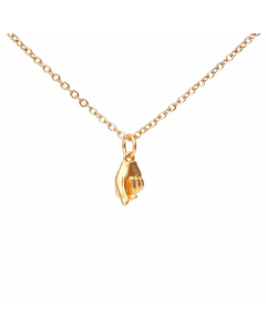 Fashion Hip Hop Style Gesture Pendant Stainless Steel Necklace Short Necklace