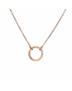 Explosion Jewelry Geometric Round Pendant Personality Stainless Steel Necklace Clavicle Chain 
