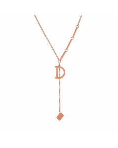 Korean D Letter Titanium Steel Necklace Wholesale