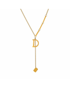 Korean D Letter Titanium Steel Necklace Wholesale