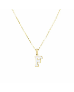 Wholesale Colorza Platform New Stainless Steel Stickers Shell 26 Letter Necklace Titanium Steel Pendant 