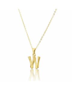 Platform New Stainless Steel Antique Slub-Shaped 26 English Letter Necklace Titanium Steel Pendant Wholesale Colorza