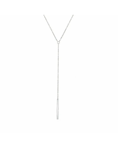 Korean Rectangular Pendant Short Clavicle Chain Gold-Plated Stainless Steel Necklace Wholesale Colorza