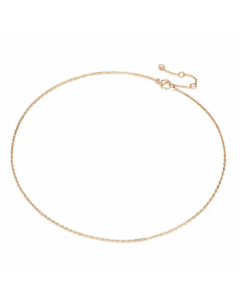 Wholesale Colorza Ladies Rose Gold Necklace Simple Stainless Steel Chain Necklace