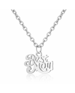 Jewelry Female Fashion Stainless Steel Pendant  Necklace Mother's Day 
