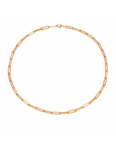 Fashion Gold Plated Clavicle Chain Necklace Hot-Saling 316L Titanium Steel Chain  For Women