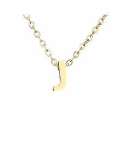 Fashion Hot Sale Simple 26 Letter Gold-Plated Necklace 316L Titanium Steel