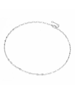 Jewelry Female Creative Stainless Steel Accessories Necklace 316L Lip Chain Clavicle Chain-Steel Color-01