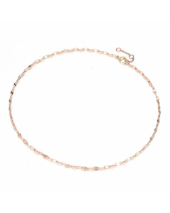 Jewelry Female Creative Stainless Steel Accessories Necklace 316L Lip Chain Clavicle Chain-Rose Gold Color-01
