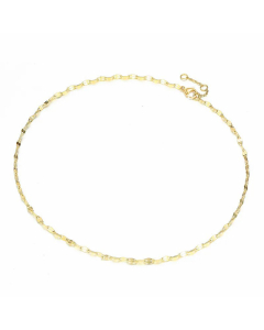 Jewelry Female Creative Stainless Steel Accessories Necklace 316L Lip Chain Clavicle Chain-Gold Color-01