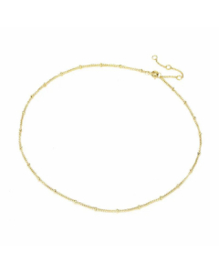 Female Station Chain Clavicle Chain Stainless Steel Necklace 