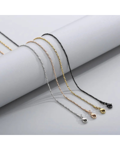 Fashion Snake Bone Chain Necklace Simple Stainless Steel