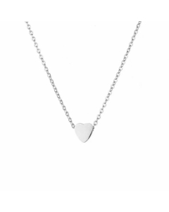 316L Short Clavicle Chain Necklace Fashion Love Necklace Ladies Stainless Steel 